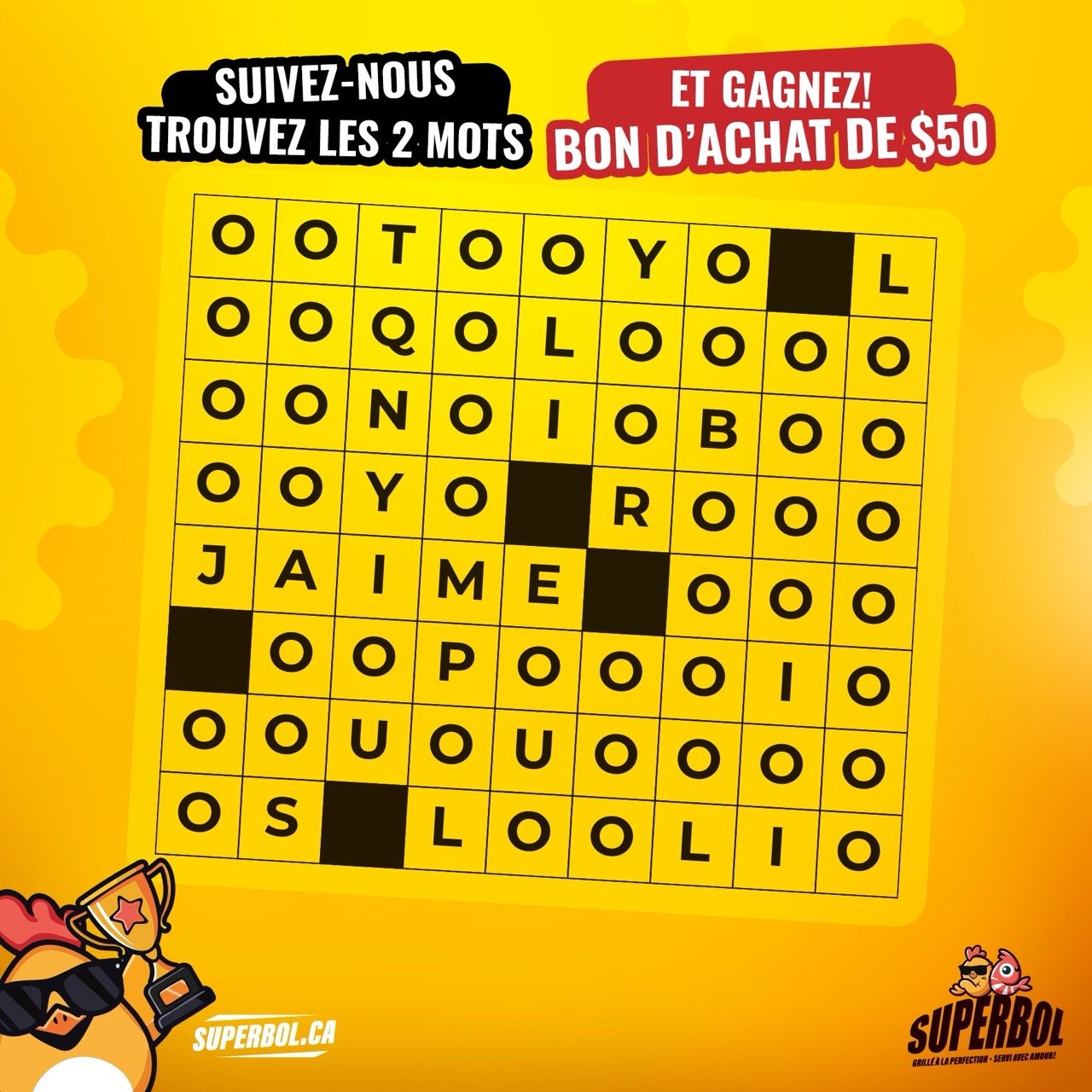 Word search game post.